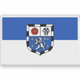 Adesivo Bandeira de Saarbrücken, Alemanha