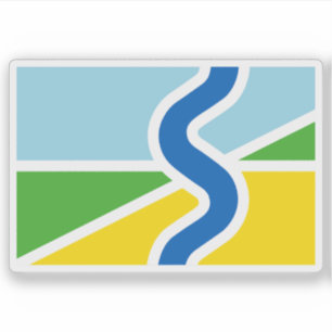 Adesivo Bandeira de Salland, Países Baixos