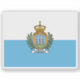 Adesivo Bandeira de São Marino