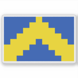 Adesivo Bandeira de Sillamäe, Estônia