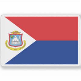 Adesivo Bandeira de Sint Maarten