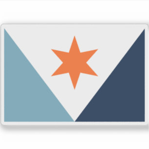 Adesivo Bandeira de Syracuse, Nova Iorque