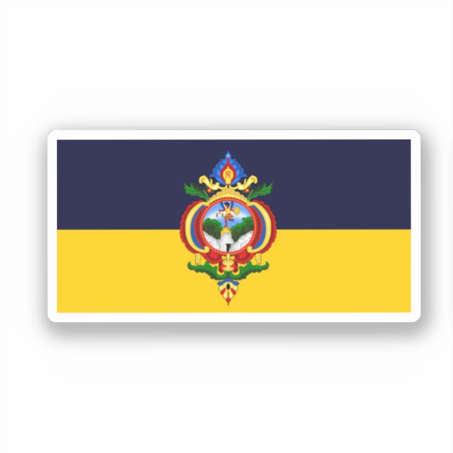Adesivo Bandeira de Tegucigalpa, Honduras (Frente)