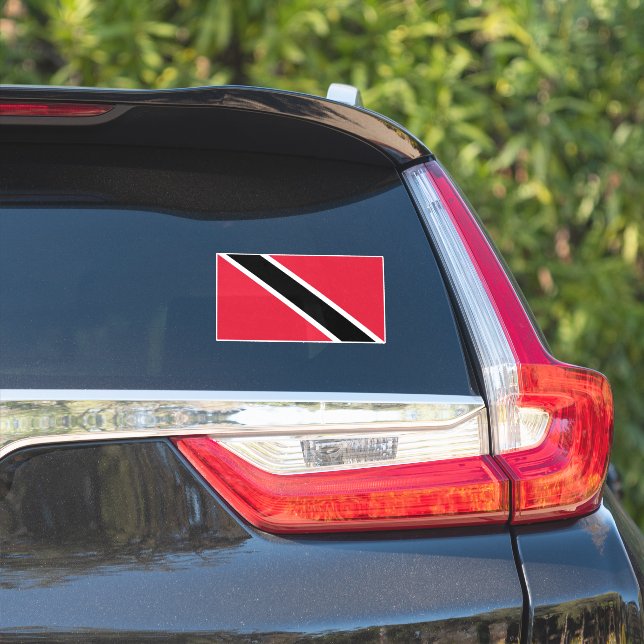 Adesivo Bandeira de Trinidad e Tobago (Lado do carro)