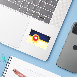 Adesivo Bandeira de Tulsa, Oklahoma