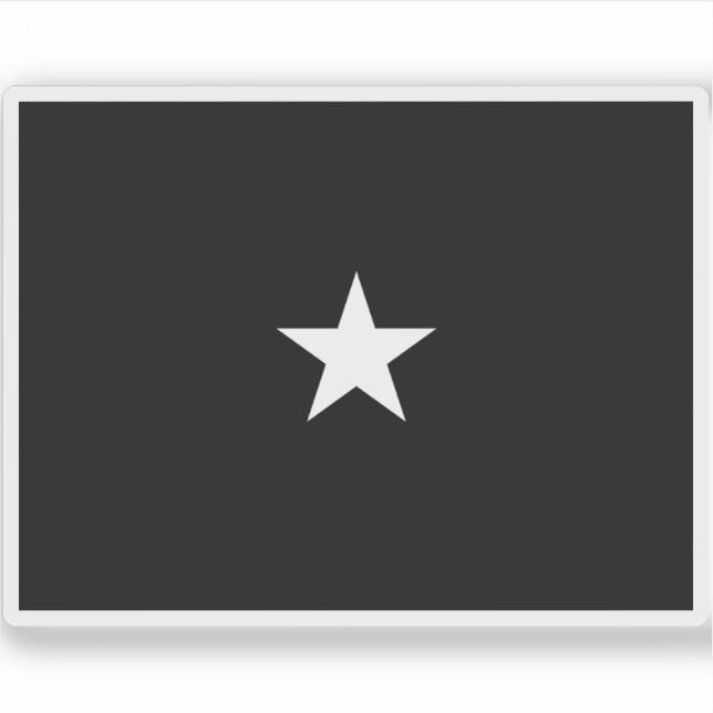 Adesivo Bandeira de um brigadeiro da Força Espacial dos EU (Frente)