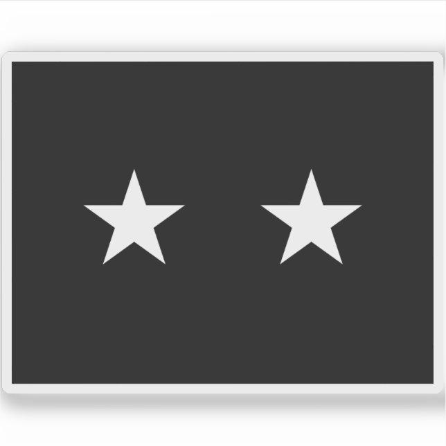 Adesivo Bandeira de um brigadeiro da Força Espacial dos EU (Frente)