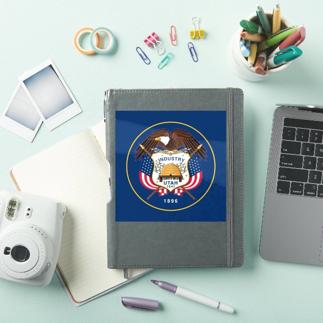 Adesivo Bandeira de Utah (Capa para iPad)