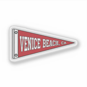 Adesivo Bandeira de Venice Beach, CA