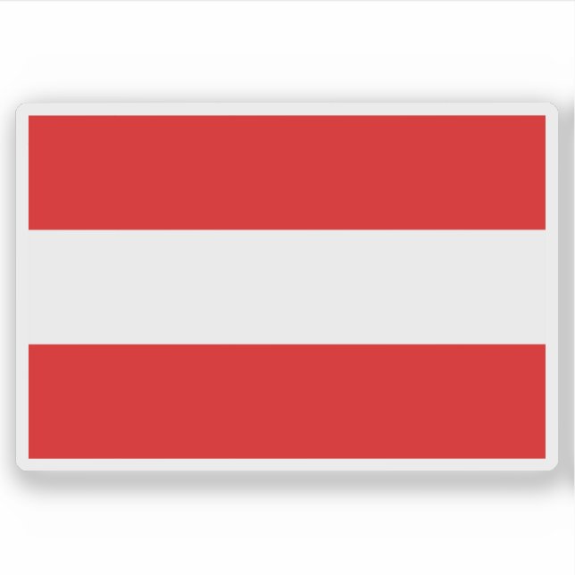 Adesivo Bandeira de Vianden, Luxemburgo (Frente)