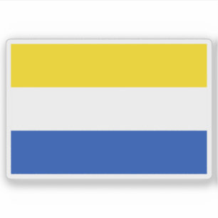 Adesivo Bandeira de Vlašim, República Checa