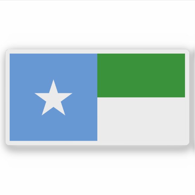 Adesivo Bandeira de West Puntland, Somália (Frente)