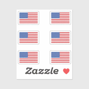 Adesivo Bandeira do American Flag Stiker
