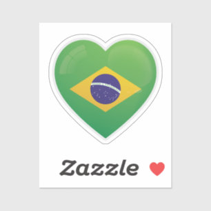 Adesivo Bandeira do Amor Brasil