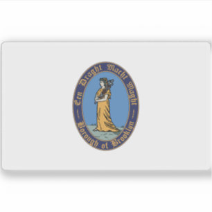 Adesivo Bandeira do Brooklyn, Nova Iorque