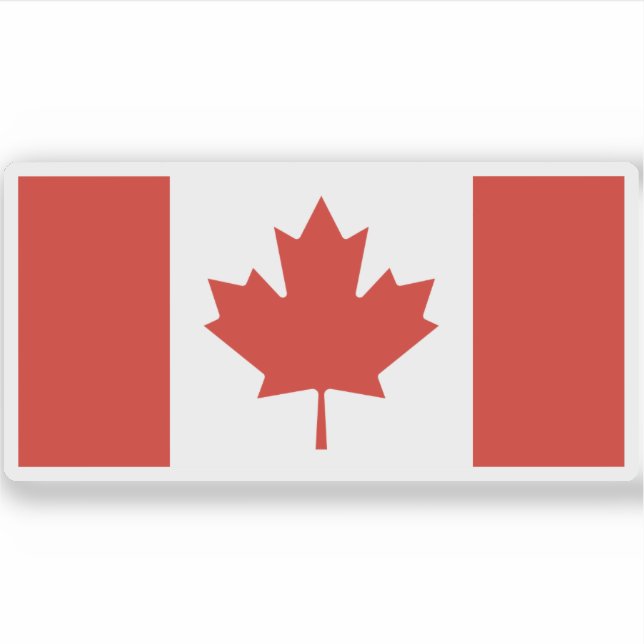 Adesivo Bandeira do Canadá (Frente)