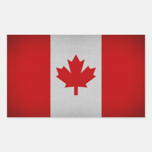 Adesivo Bandeira do Canadá, Adesivos de Viagem de