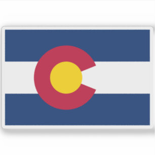 Adesivo Bandeira do Colorado