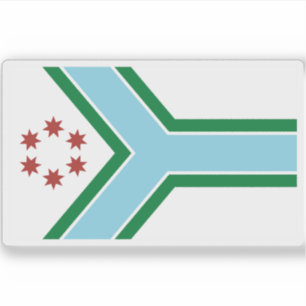 Adesivo Bandeira do Condado de Cook, Illinois