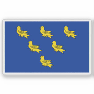 Adesivo Bandeira do condado de Sussex, Inglaterra