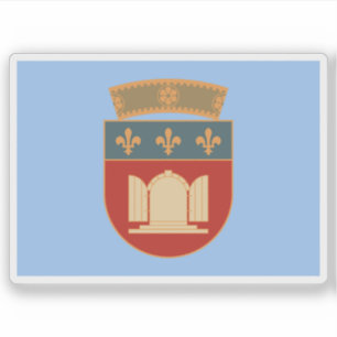 Adesivo Bandeira do Condado de Tirana, Albânia