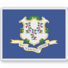 Adesivo Bandeira do Connecticut
