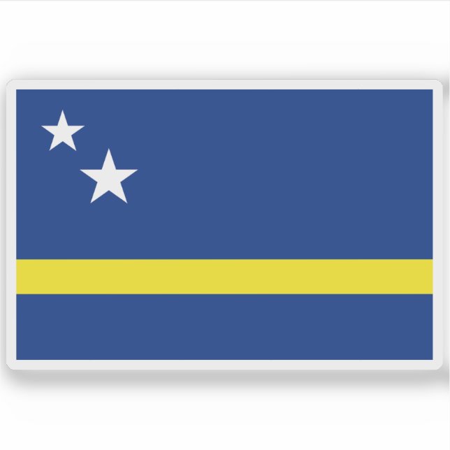 Adesivo Bandeira do Curaçau (Frente)