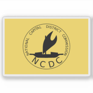 Adesivo Bandeira do Distrito de Capital Nacional, Papua-No