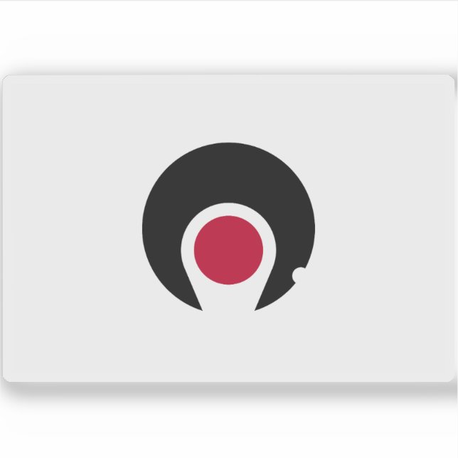 Adesivo Bandeira do Distrito de Kagoshima, Japão (Frente)