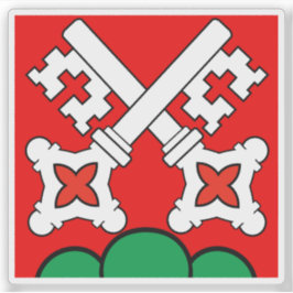 Adesivo Bandeira do distrito de La Neuveville, Suiça