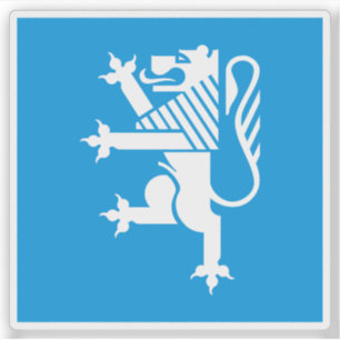 Adesivo Bandeira do distrito de Locarno, Suiça