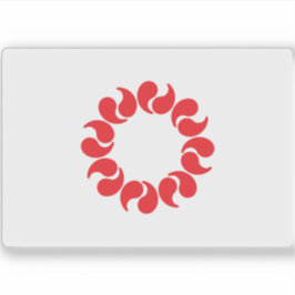 Adesivo Bandeira do Distrito de Saitama, Japão