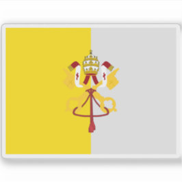 Adesivo Bandeira do Estado da Igreja (1870) - Porta Pia