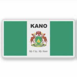 Adesivo Bandeira do Estado de Kano, Nigéria