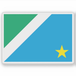 Adesivo Bandeira do Estado de Mato Grosso do Sul, Brasil