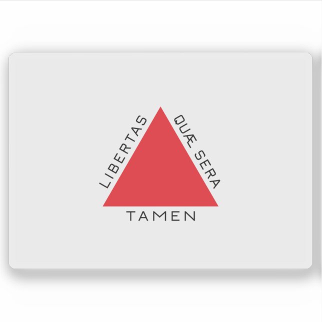 Adesivo Bandeira do Estado de Minas Gerais, Brasil (Frente)