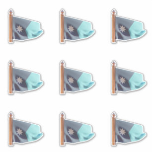 Adesivo Bandeira do Estado de Minnesota (Entrada)