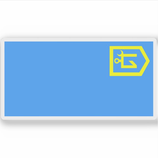 Adesivo Bandeira do Estado del-Ural (1917-1918) (Frente)