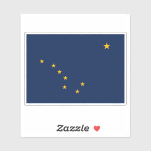 Adesivo Bandeira do Estado do Alasca