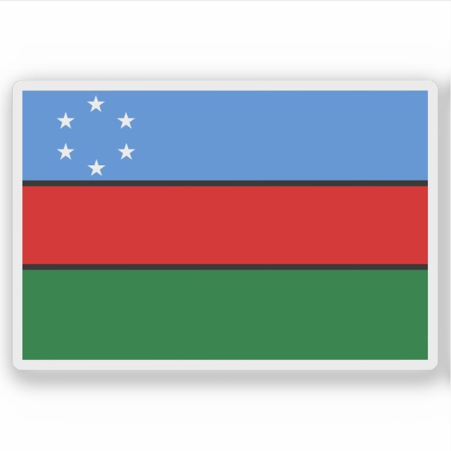 Adesivo Bandeira do Estado do Sudoeste (2002-2014), Somáli (Frente)