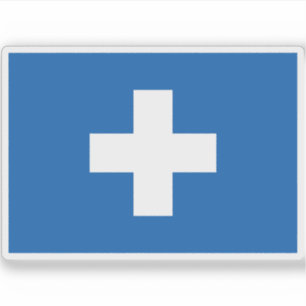 Adesivo Bandeira do Estado Livre de Ikaria, Grécia (1912)