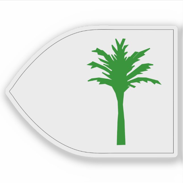 Adesivo Bandeira do Império Bornu (700-1380) (Frente)
