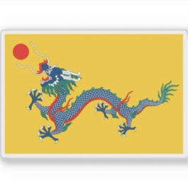 Adesivo Bandeira do Império da China