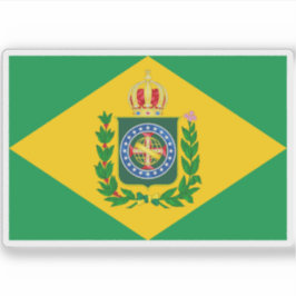 Adesivo Bandeira do Império do Brasil (1853-1889)