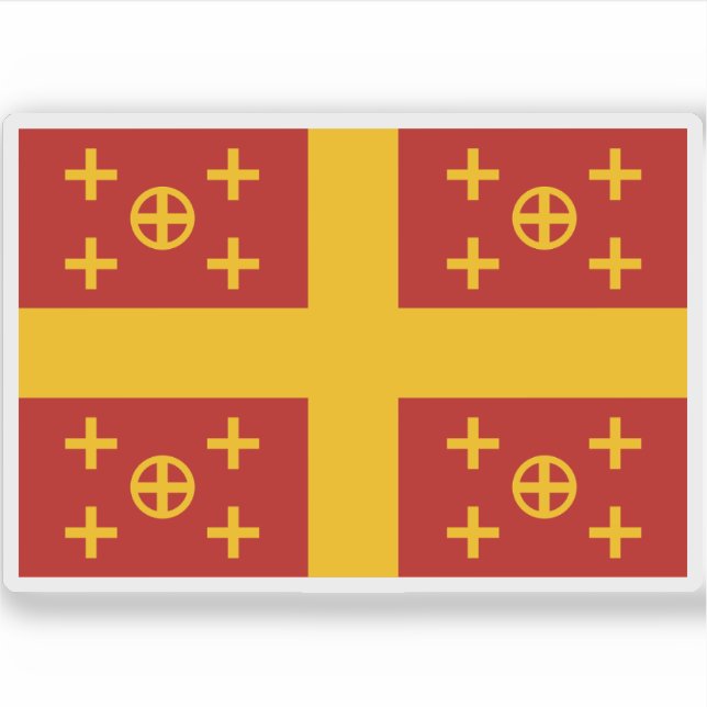 Adesivo Bandeira do Império Latino (Frente)