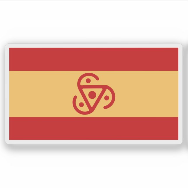 Adesivo Bandeira do Império Ror (Frente)