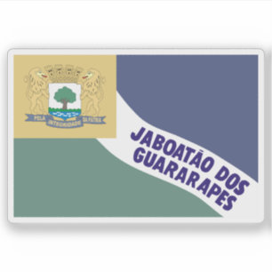 Adesivo Bandeira do Jaboatão dos Guararapes, Brasil