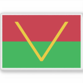 Adesivo Bandeira do Kasai do Sul, África