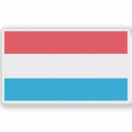 Adesivo Bandeira do Luxemburgo