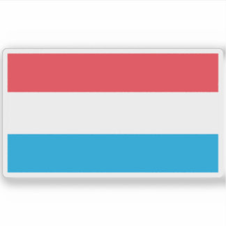 Adesivo Bandeira do Luxemburgo
